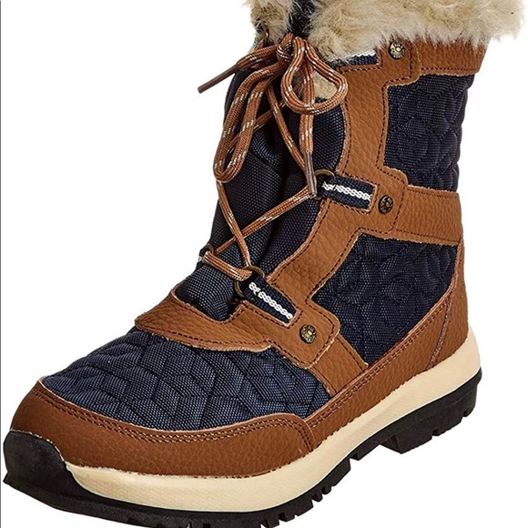 Bearpaw Shoes | Bear Paw Marina Boot Size 2 | Color: Blue/Brown | Size: 2g | Poncho827's Closet